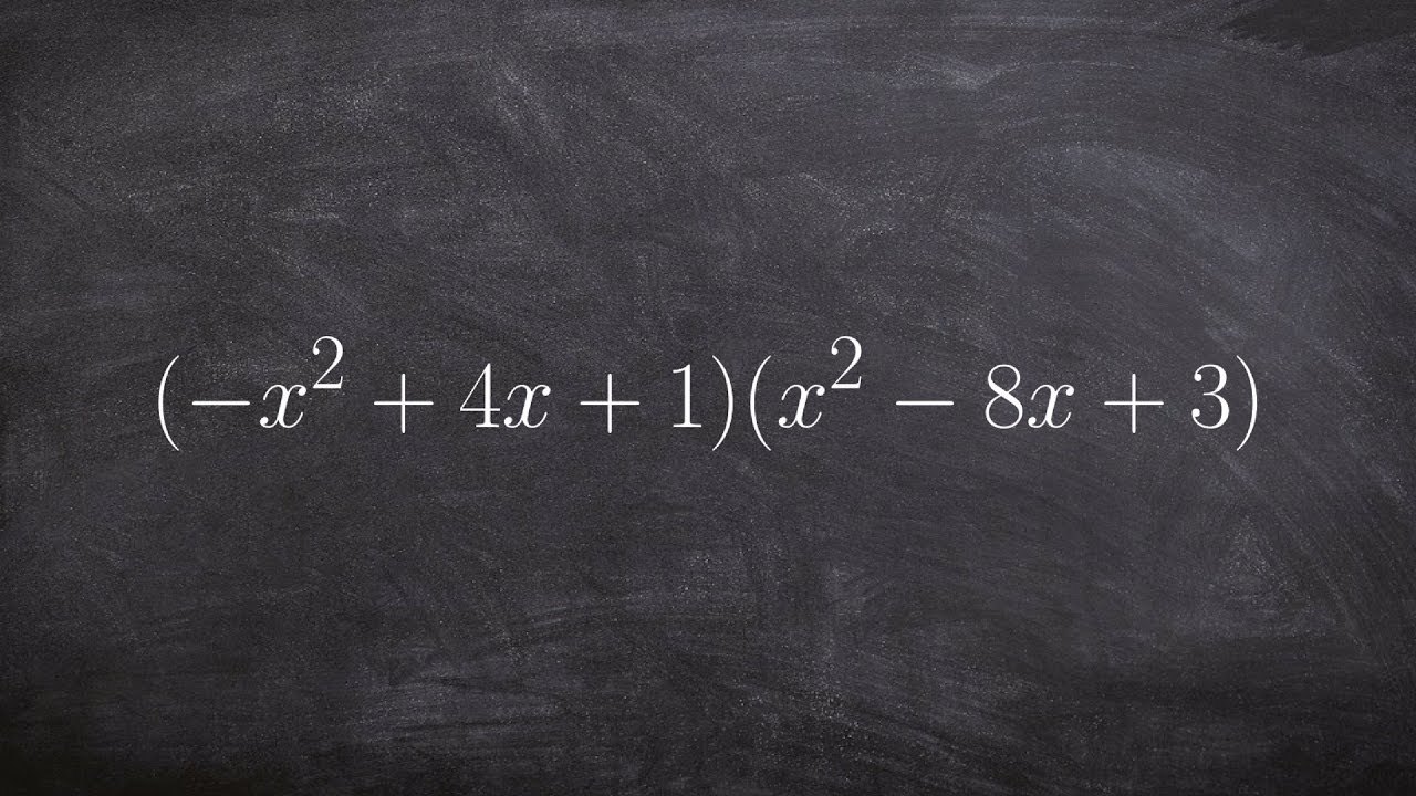 Easiest Way to Multiply Two Trinomials by Each Other - Math Tutorial